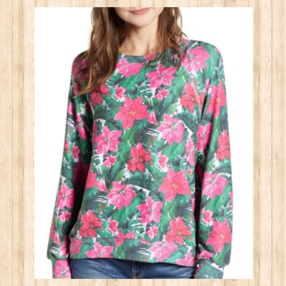 WILDFOX FITS L SWEATSHIRT BAGGY OVERSIZED Christmas